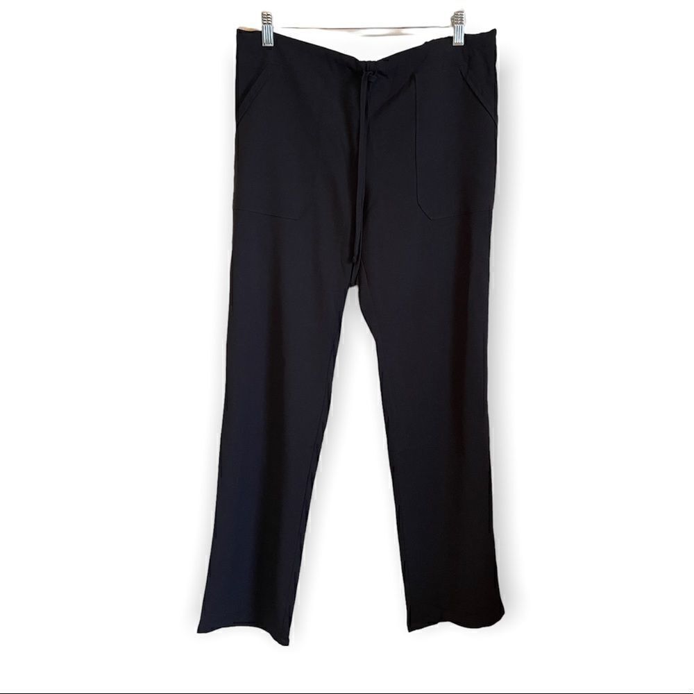 Dickies Black Casual Straight Leg Scrub Pants Size Medium